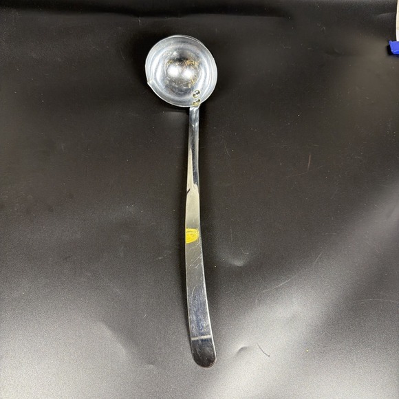Irvin Ware Chrome Other - Vintage Irvin Ware Chrome Soup Ladle Dipper Spoon with Pour Spout USA 12" Silver